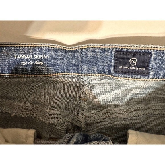 Adriano Goldschmied The Farrah Jeans Women's 26R‎ Skinny Ankle High Rise Stretch - Picture 4 of 11
